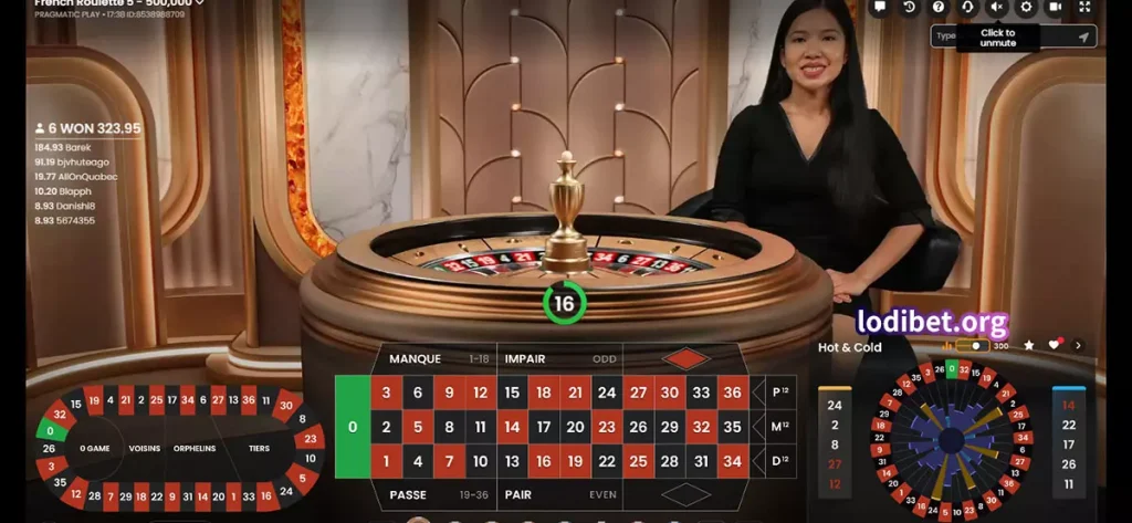 Play Roulette at Lodibet
